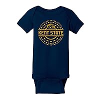 UGP Campus Apparel NCAA Sunny Circle, Team Color Infant Creeper Bodysuit, College, University