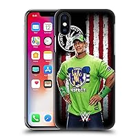 Head Case Designs Officially Licensed WWE John Cena American Flag Superstars Hard Back Case Compatible with Apple iPhone X/iPhone Xs