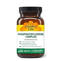 Country Life Vitamins Phosphatidylserine Complex 60 Soft Gels