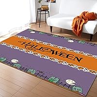 Orange Purple Area Rug 2'7