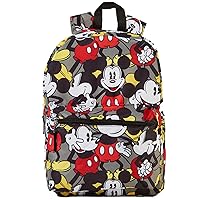 Disney Mickey Mouse Backpack for Kids or Adults, 16 inch