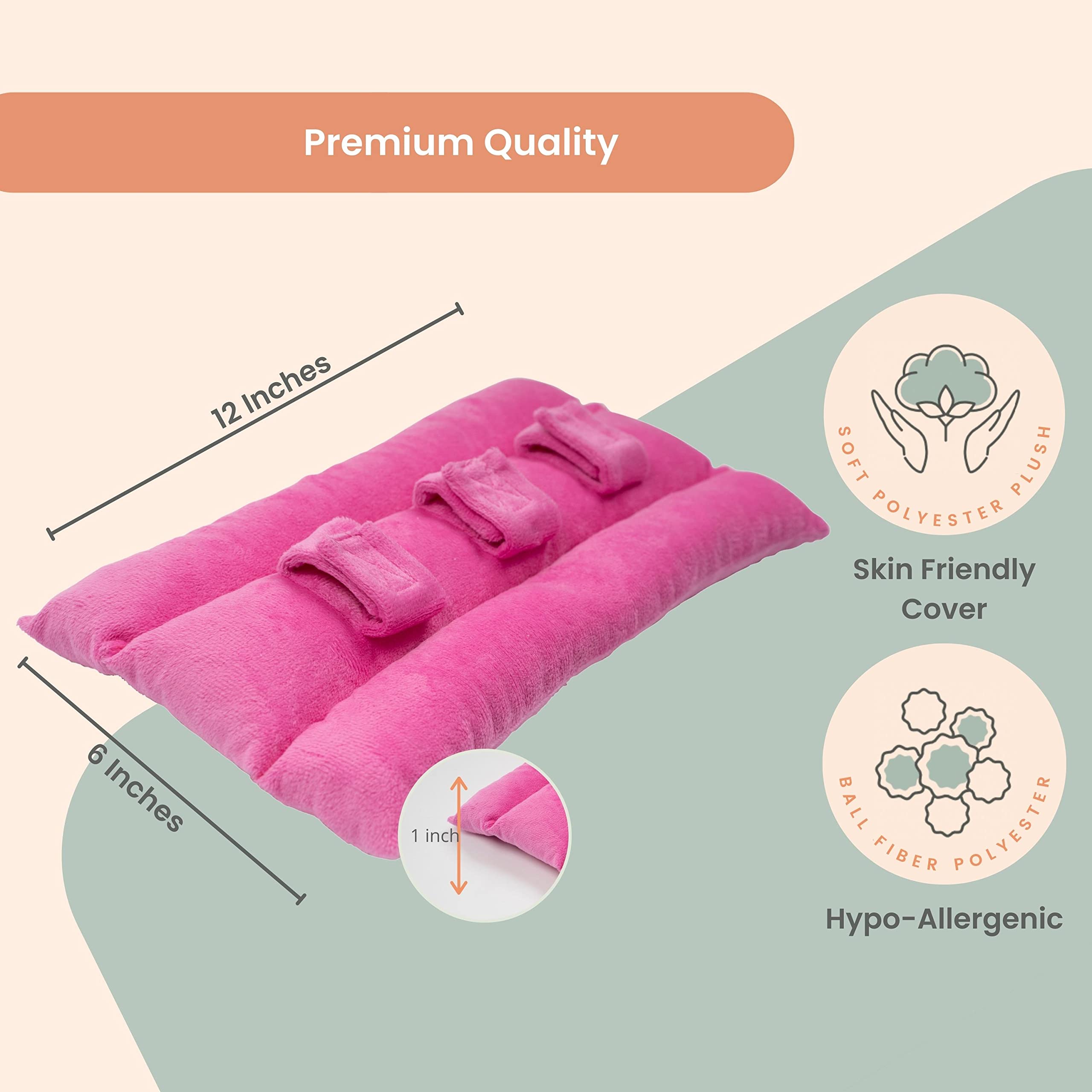 Bundle Post Mastectomy Pillow + Seatbelt Pillow for After Surgery - Recovery After Breast Cancer Surgery, Port Pillow For Seatbelt, Breast Augmentation, Heart Surgery - Breast Cancer Gifts for Women