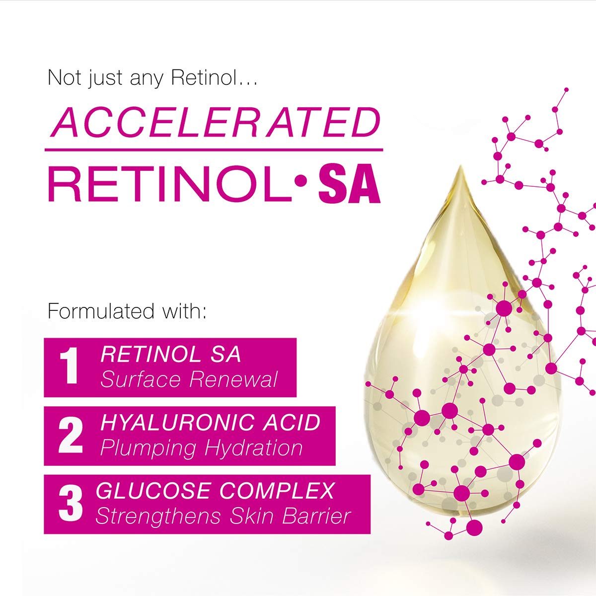 Neutrogena Rapid Wrinkle Repair Under Eye Cream with Retinol & Hyaluronic Acid, 0.5 oz & Rapid Wrinkle Moisturizing Regenerating Face & Neck Cream with Retinol, 1.7 oz