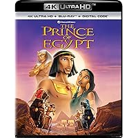The Prince of Egypt (4K Ultra HD + Blu-ray + Digital) [4K UHD] The Prince of Egypt (4K Ultra HD + Blu-ray + Digital) [4K UHD] 4K Blu-ray DVD Unknown Binding VHS Tape