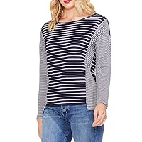 Vince Camuto Womens Colorblocked Basic T-Shirt