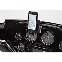 Ciro 50216 Smartphone/GPS Holder (Black Fairing Mount with Charger for 1996-2013 Flht/Flhx Touring Models)