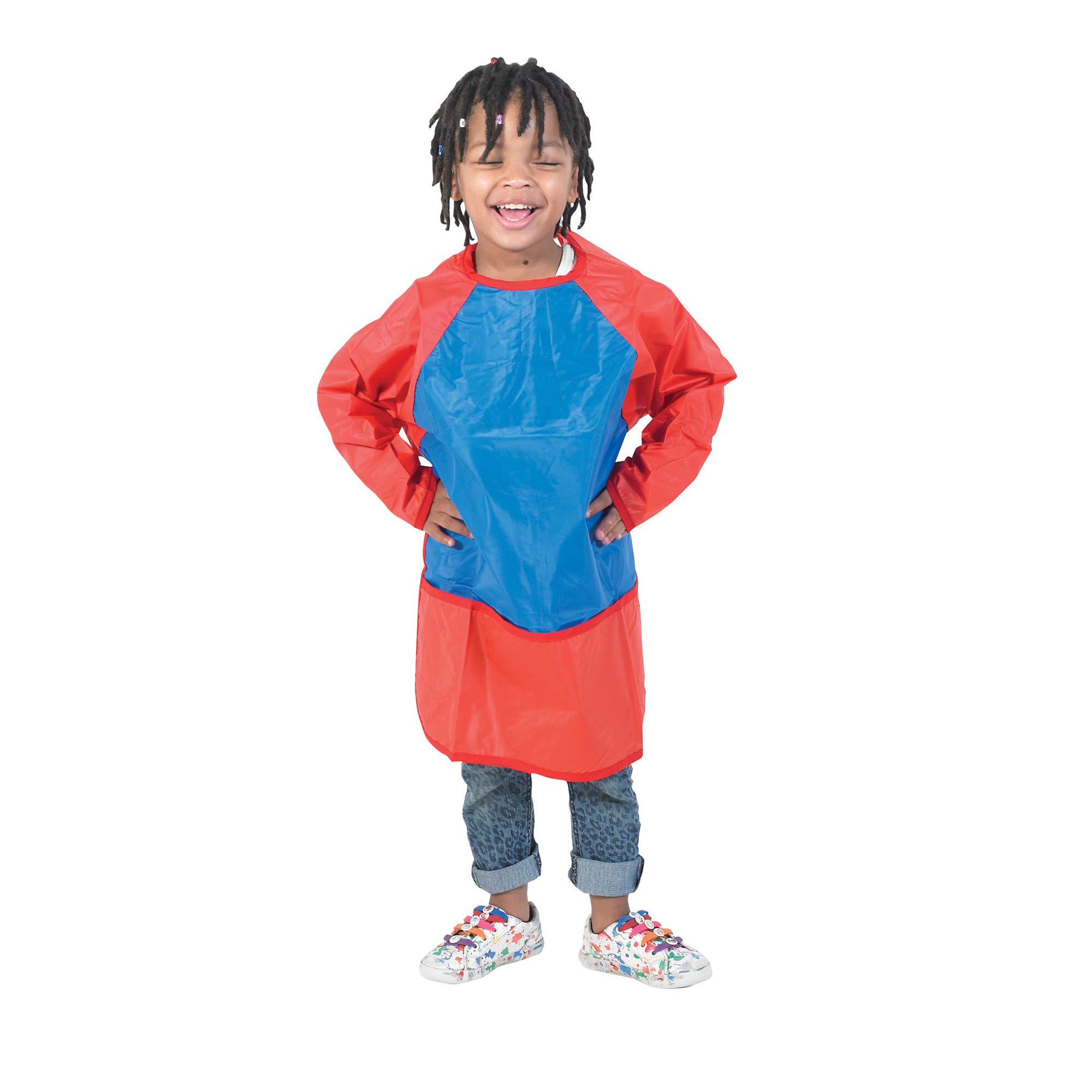 Children's Factory Medium Washable Smock, Classroom Painting & Art Smock for Kids & Toddlers, Ideal for Preschools/Homeschools/Playrooms/Daycares