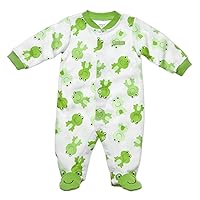 Carter's L/S Easy Entry Sleep N Play -Green Frogs