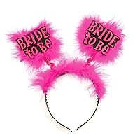 Forum Novelties Bride to Be Furry Headband Bachelorette Party Bridal Shower