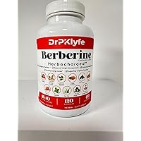 Berberine Supplement | 120 Capsules | Berberine HCl from Barberry Extract | Non-GMO, Gluten Free
