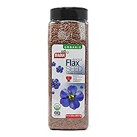 Organic Flax Seed Whole – 22 oz, Pack of 2