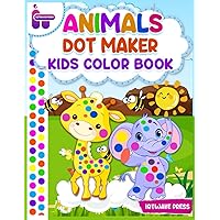 Animal Dot Marker: Big and Easy Kids Color Book