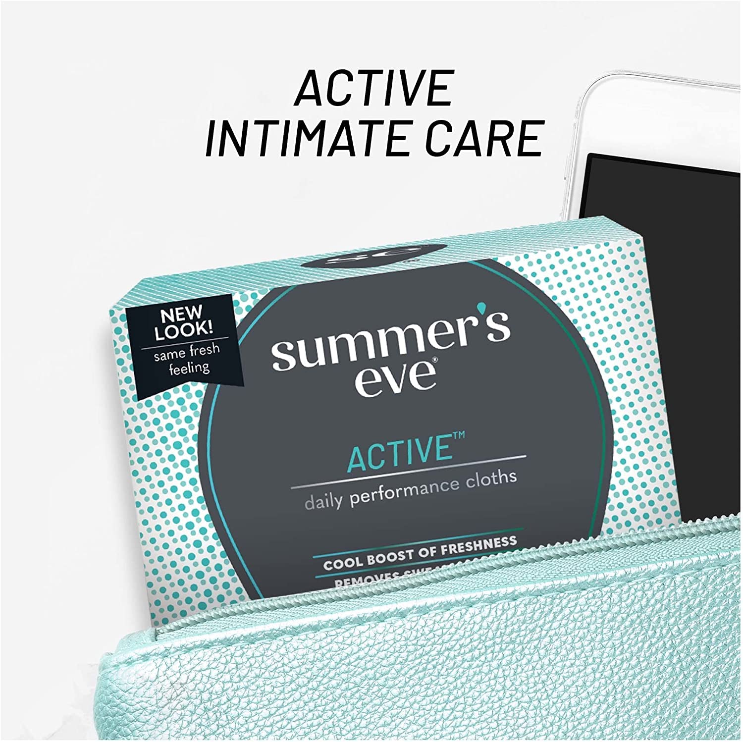 Summer’s Eve Active Daily Perfomance Feminine Wipes, pH balanced, 14 Count (Pack of 4)