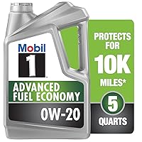 Advanced Fuel Economy Full Synthetic Motor Oil 0W-20, 5 Quart