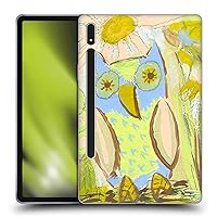 Head Case Designs Officially Licensed Wyanne Painted Bird Owl Soft Gel Case Compatible with Samsung Galaxy Tab S8
