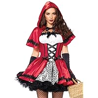 Leg Avenue Women's Gothic Red Riding Hood Costume