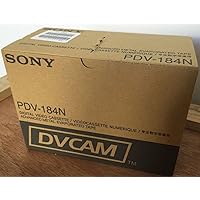 Sony PDV-184N DVCAM 184min Data Tape Cartridge - Box of 10 - Made in Japan