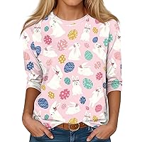 Summer Tops for Women 2024 Short Sleeve,Women's Cute Print Graphic Tees Blouses Casual Plus Size Basic Tops Summer