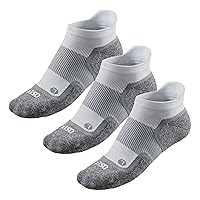 Road Runner Sports R-Gear OS1st Wellness Performance No Show Socks for Men and Women (3 Pairs)