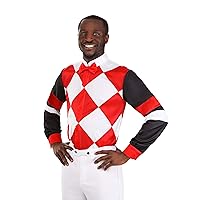 Red Jockey Shirt Costume for Adults | Costume Shirts