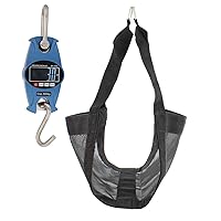 Digital Hanging Scale Blue Calf Scale & Calf Sling for Weighing 660 lb Mini Crane Scale & Livestock Sling