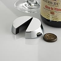Wine Enthusiast 6-Blade Foil Cutter for Wine Bottles – Stainless Steel Wine Opener Accessory, Quick Precision Foil Removal