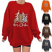 Christmas Womens Sweatshirt Snowflakes Turtleneck Long Sleeve Tops Midi Sweaters Tunic Tops