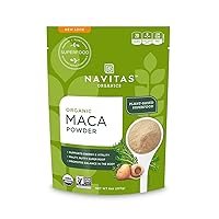 Navitas Organics Maca Powder, 8 oz. Bag — Organic, Non-GMO, Low Temp-DriedGluten-Free