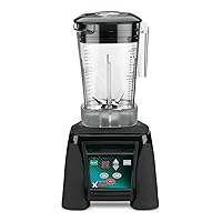 Waring Commercial MX1100XTXP 3.5 HP Blender with Electronic Keypad, 30 Second Countdown Timer and 48 oz BPA Free Container, 120V, 5-15 Phase Plug,Black
