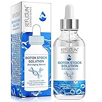 Botox Stock Solution Facial Serum Botox Stock Anti Aging Serum For Face, Instant Face Tightening Botox, Wrinkles, Boost Skin Collagen, Hydrate & Plump Skin Hyaluronic Acid Serum & Vitamin C