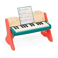 Toy Piano – Wooden Piano For Toddlers, Kids – Color-Coded Keys – Songbook Included – 3 Years + – Mini Maestro