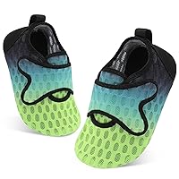 XIHALOOK Toddler Water Shoes Kids Boys Girls Quick Dry Beach Swim Pool Barefoot Shoes Aqua Socks