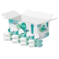 Pampers Aqua Pure Sensitive Baby Wipes, 99% Water, Hypoallergenic, Unscented, 8 Flip-Top Packs (448 Wipes Total) [Packaging May Vary]