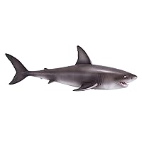 MOJO Great White Shark Realistic International Wildlife Hand Painted Toy Figurine (2020 Design)