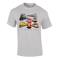 Milwaukee Road Collage Authentic Railroad T-Shirt [88]