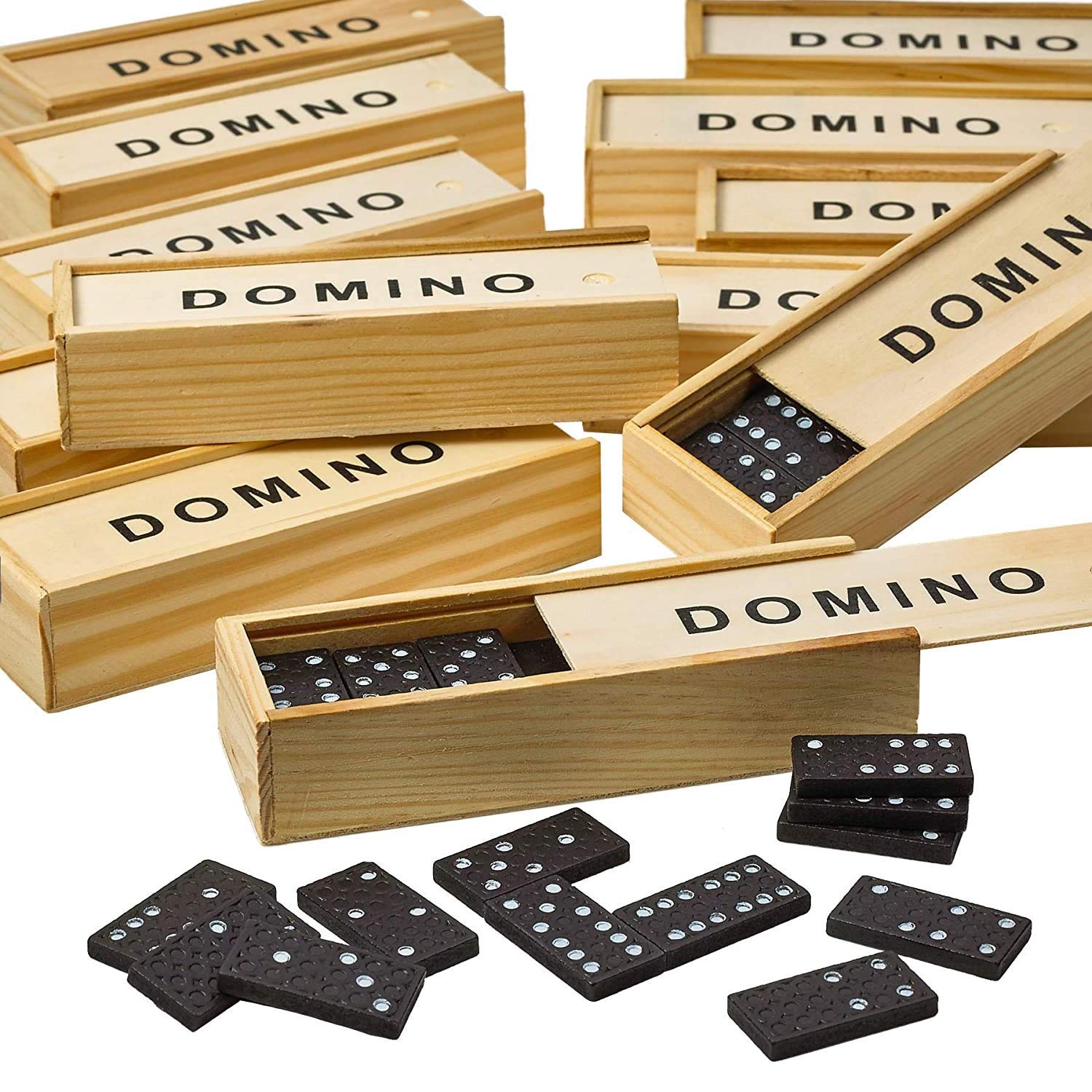 Mua Kicko Mini Wooden Dominoes Set - 12 Pack - Miniature Classic Board  Games - Small Blocks, Educational Toys, Game Tiles, Leisure Time, for Teens  and Adults trên Amazon Mỹ chính hãng 2023 | Giaonhan247