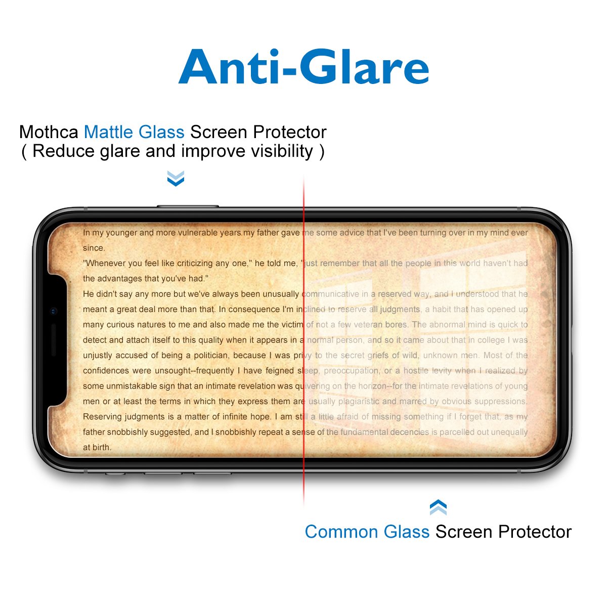 Mothca 2 Pack Matte Glass Screen Protector for iPhone XR/iPhone 11 Anti-Glare & Anti-Fingerprint Tempered Glass Clear Film Case Friendly Easy Install Bubble Free - Smooth as Silk Amazing Touch