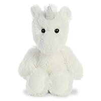 Aurora® Playful Cuddly Friends™ Unicorn Stuffed Animal - Comforting Cuddles - Imaginative Play - White 8 Inches