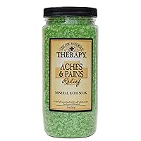 Village Naturals Therapy Aches & Pains Mineral Bath Soak 20 oz