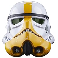 STAR WARS The Black Series The Mandalorian Artillery Stormtrooper Premium Electronic Helmet, Roleplay Collectible, Ages 14 and Up