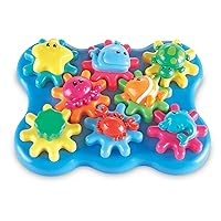 Learning Resources Ocean Wonders Build & Spin, Gears Toy & Building Set, 17 Pieces, Ages 18+ months