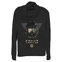 STAR WARS Space Gold Women's Long Sleeve Cowl Neck Pullover