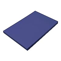 SunWorks Construction Paper, Dark Blue, 12