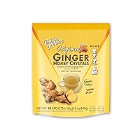 Prince of Peace Instant Ginger Honey Crystals, 30 Sachets – Instant Hot or Cold Beverage – Easy to Brew Ginger and Honey Crystals