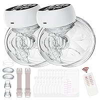 Breast Pump, Double Wearable Electric Breast Pump, Hands Free Breast Pump with