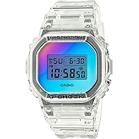 Casio G-Shock DW-5600SRS-7DR Digital Men's Watch, White, Bracelet, White, bracelet