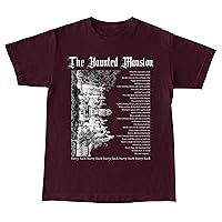 The Haunted Mansion Shirt - Grim Grinning Ghosts Song Lyric Unisex T-Shirt for Fans