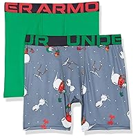 Under Armour Boy's Sticker Pop 2-Pack Boxer Set (Big Kids)