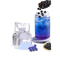 Butterfly Pea Mix for Flavored Boba Bubble Tea Powder for Milk Tea Premium Instant Drink Mix - 2.2 LB bag for 40-45 Servings - Just Add Tapioca Pearls by BUBBLE TEA SUPPLY