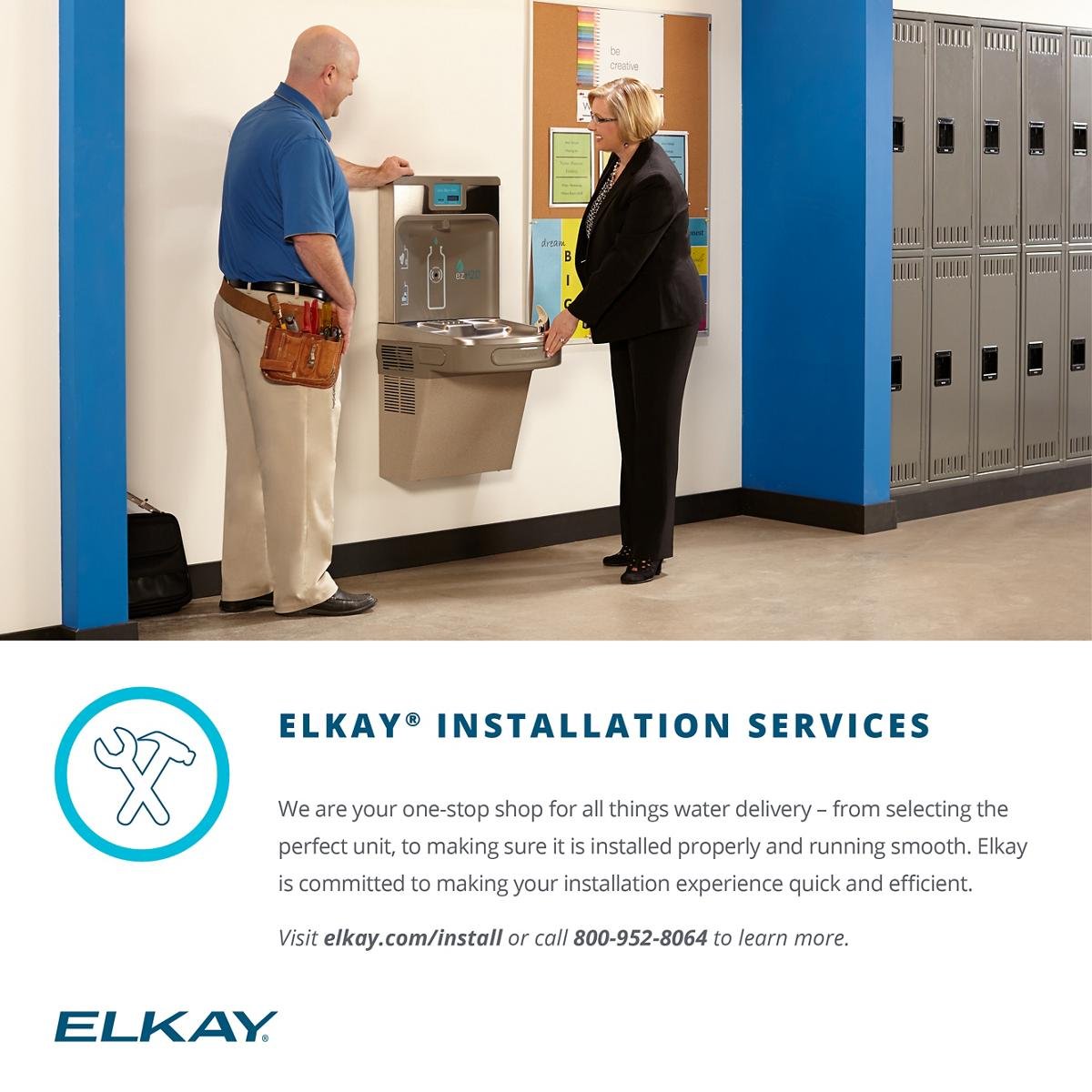 Elkay LZWSRK Bottle Filling Station, Stainless Steel